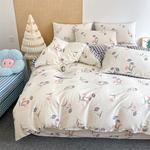 LUOLAI HOME Постельное белье 1.5, 4 предмета, простыня, облачный щенок - фото 5