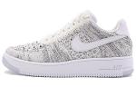 Кроссовки Nike Air Force 1 Flyknit Low 'Summit White Grey' Women's - фото