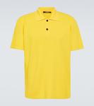 Рубашка-поло Le Polo Maille из пике Jacquemus, желтый - фото