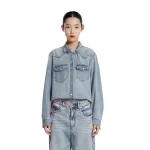 Женская рубашка GAP, цвет Blue - фото 6