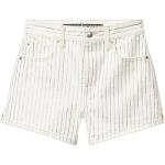 Джинсовые шорты женские белые Alexander Wang - фото