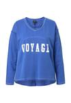 Толстовка Ulla Popken Sweatshirt, Ink Blue/Blue - фото 7