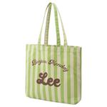 Lee Тканевая сумка шопер, Grass Green & White Stripes - фото 8