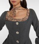 Пиджак Мари The Attico, Dark Grey - фото 4