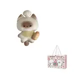 Милые плюшевые кошки в виде хлебных булочек 15см Abay - фото