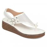 Босоножки на танкетке McKell Journee, белый - фото