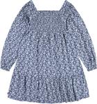 Платье Levi's для девочек с длинными рукавами и сборками, Vintage Indigo - фото 2