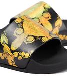 Резиновые шлепанцы Medusa Versace, черный - фото 4