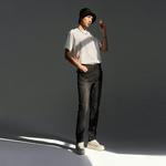 Lee Джинсы мужские черно-серые - фото 4