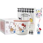Кружка Hello Kitty 340 мл Sanrio, Hello Kitty Ceramic Mug+Shopping Bag+Cup Brush Sticker - фото 6