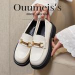 Лоферы женские черный Ouumeis - фото 3