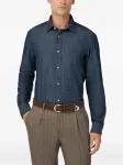 Джинсовая рубашка Boggi Milano, синий - фото 3