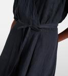 Льняное платье миди Dalene Velvet, Shadow - фото 5