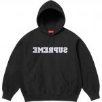 Обратная толстовка с капюшоном SS25 Supreme, синий/темно-синий - фото 5