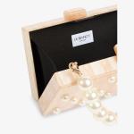 Клатч Lk Bennett Malia, бежевый - фото 2