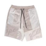 Шорты BAPE Patchwork Basketball Shorts, цвет Ivory - фото