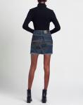 Джинсовая юбка Pinko, синий - фото 3