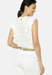 Блуза LolaLiza EMBROIDERED RUFFLE , Optical White/White - фото 2