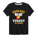 Футболка с рисунком «Самая крутая Турция в городе» для мальчиков 8–20 лет Licensed Character, черный - фото