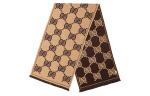 GUCCI Вязаный шарф унисекс, Brown - фото 9