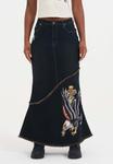 Юбка Ed Hardy Maxi skirt, Blue - фото