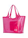 Roger Vivier сумка-тоут с геометрическим узором, розовый - фото 3