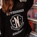 Среда — джинсовая куртка Nevermore Academy черная - фото