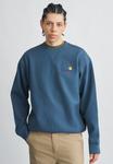 Толстовка Carhartt WIP AMERICAN SCRIPT, Office Blue/Blue - фото