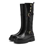 SAFIYA Сапоги женские, черные/коричневые - фото