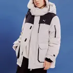 Детская пуховая куртка PUMA, белый/черный - фото 3