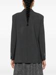 Theory двубортный блейзер, серый - фото 4