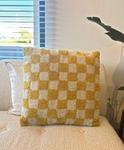 Подушка Kersten Checker, желтый - фото 2