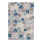 Ковер Cabana Avery серый/синий Safavieh, 199x199 см - фото