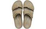 Шлепанцы и сланцы Crocs Brooklyn Low Wedge Sandal 'Beige' Women's - фото 4