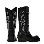 Сапоги KOI Cryptek Snub Nose Tall Cowboy Boots - Black Vintage, черный - фото 2