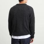 Альпака лайон свитер с круглым вырезом Universal Works, charcoal - фото 3