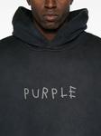 Худи с логотипом Purple Brand, черный - фото 4