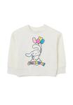 Толстовка OVS Sweatshirt, Soft White/White - фото