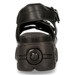 M-BIOS101-C2 Кожаные сандалии Панк New Rock, черный - фото 5