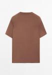 Футболка Massimo Dutti SHORT SLEEVE, Mottled Orange - фото 6
