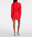 Платье-рубашка с драпировкой La Robe Bahia Jacquemus, оранжевый - фото 3