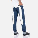 Джинсы мужские деним синие Evisu, синий - фото 4