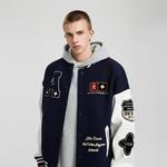 Куртка унисекс темно-синяя A Chock - фото 5