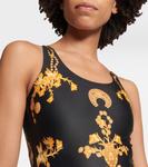 Купальник с принтом Marine Serre, Ornament Black - фото 4