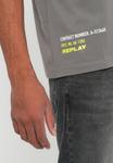 Футболка Replay CREW NECK LOGO , Gray/Grey - фото 6