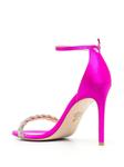 Stuart Weitzman босоножки с кристаллами, розовый - фото 3