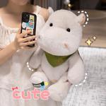 Плюшевая игрушка бегемот носорог 35 см высота MORTEN SOLUM - фото 4