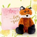 Ty Плюшевая кукла Brown Fox Fred, высота 15см/33см - фото 6