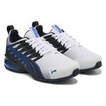 Детские кроссовки Voltaic Big Kid от Puma, white/black/blue - фото