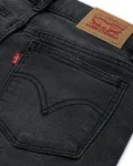 Широкие джинсы для девочки Levi's, черный - фото 3